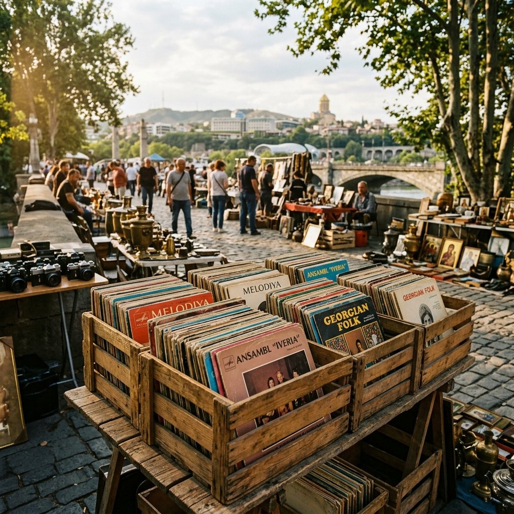 Tbilisi Flea Market Vinyl Records